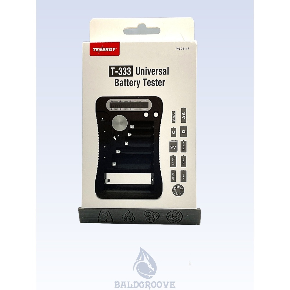 Tenergy T-333 Universal‎ Battery Tester for AA/AAA/C/D/9V